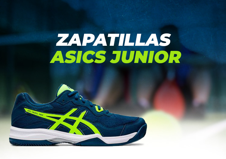 Tres nuevas zapatillas Asics junior para jugar al pádel en verano